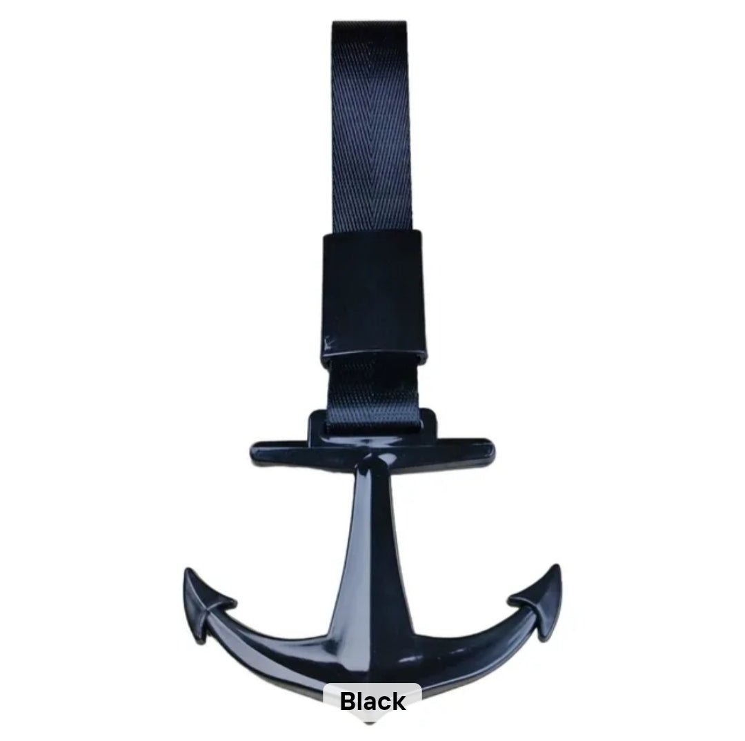 JDM Style Strap Tow Hook Handle Anchor Shape Plastic Car Decoration