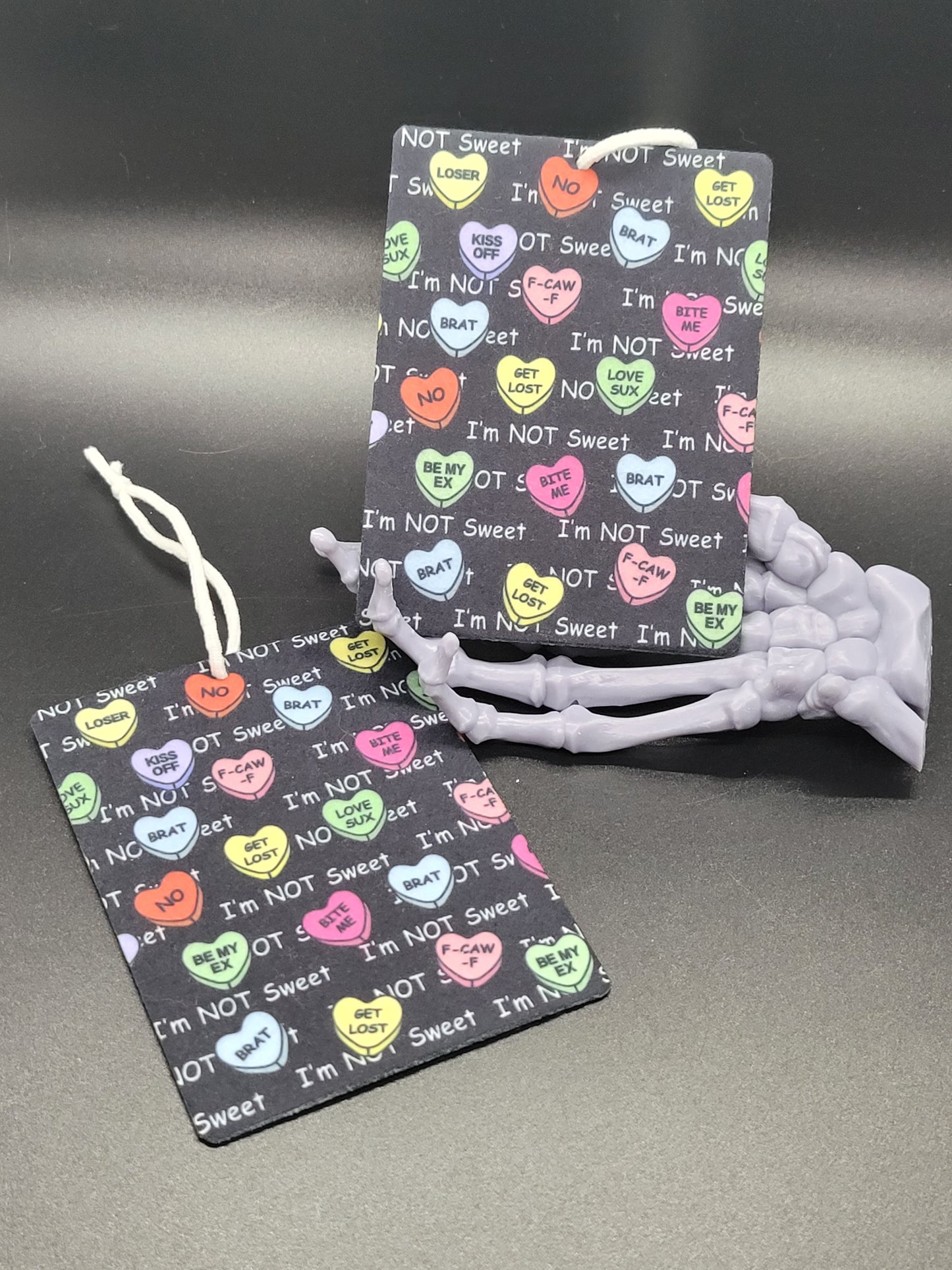 Not Sweet Felt Air Freshener Valloween