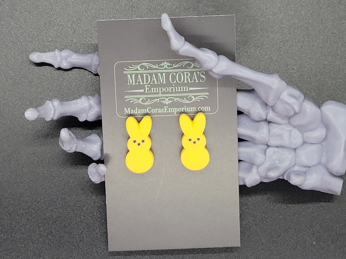 Peep Bunny Post Earrings