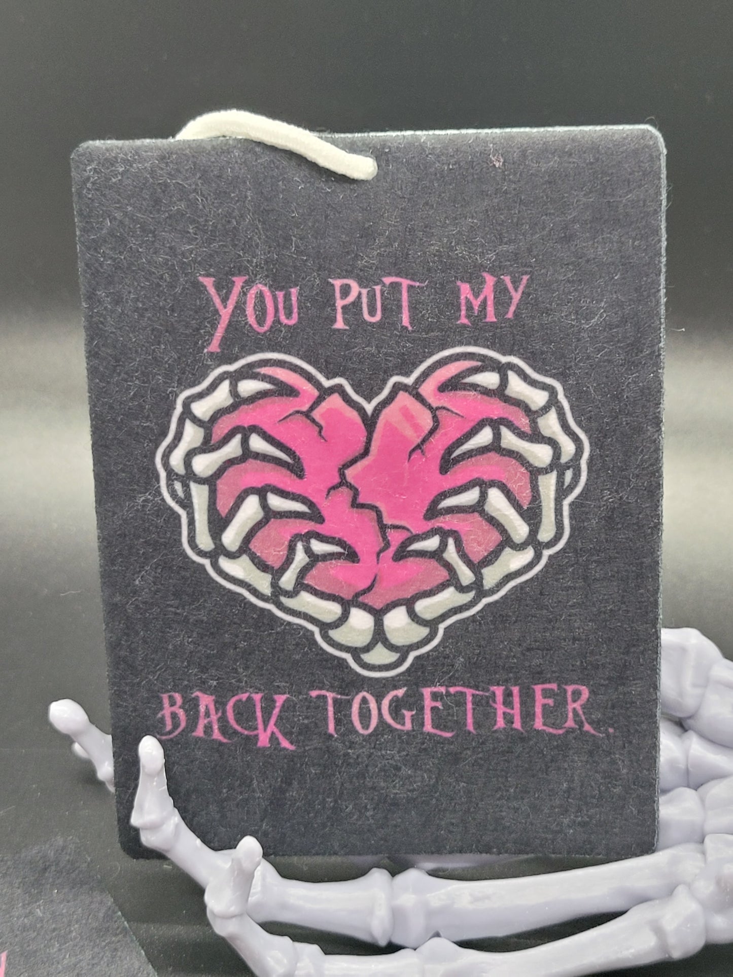 Heart Together Felt Air Freshener Valloween