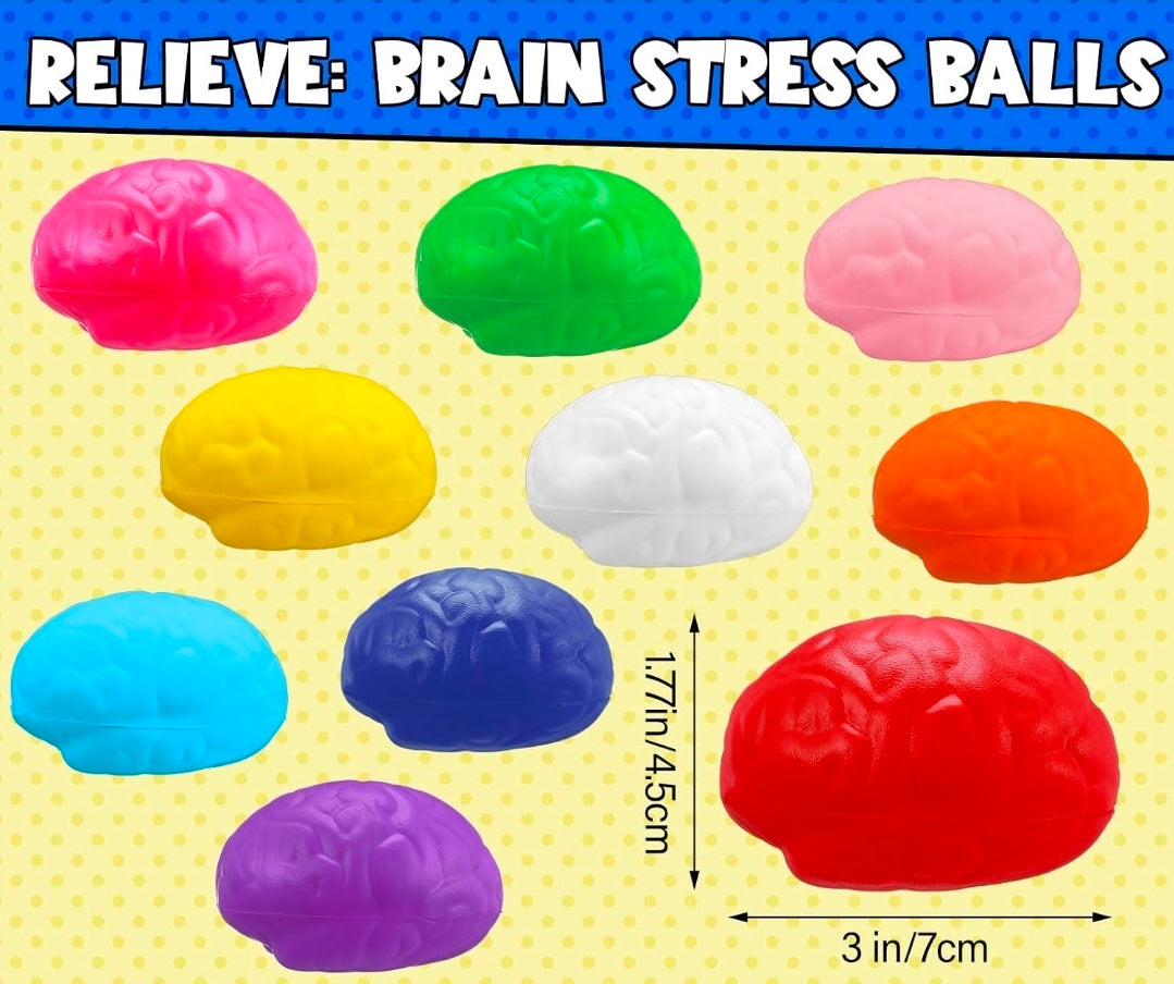 Assorted Brain Squeeze Toy