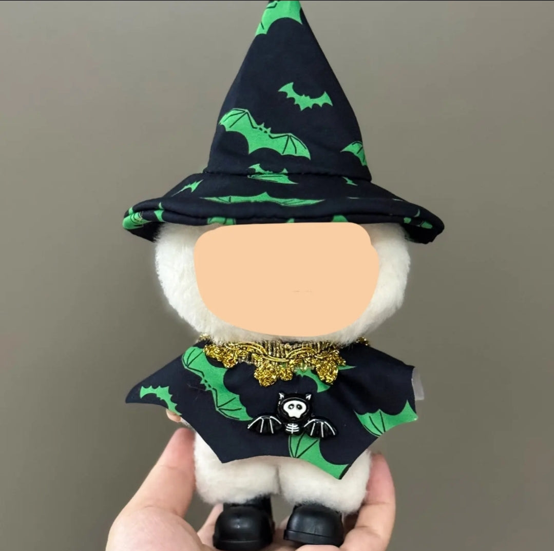 6.5cm Cute Creepy Doll Clothes Halloween Dress Up