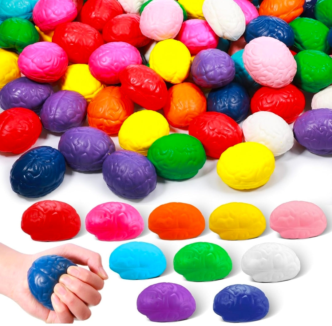 Assorted Brain Squeeze Toy