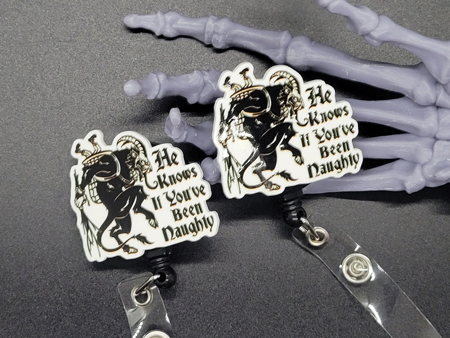 Krampus Collection Badge Reel ID Holders