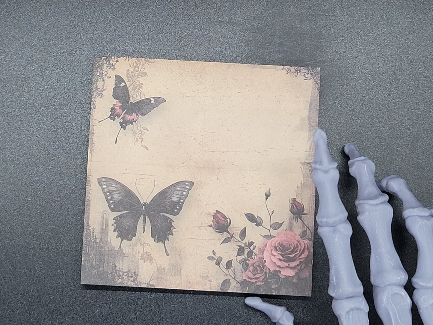 Gothic Romance Sticky Notepad 3x3 50pages