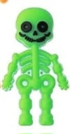 1 inch PVC Skeleton Miniature Dead Zen Adds On