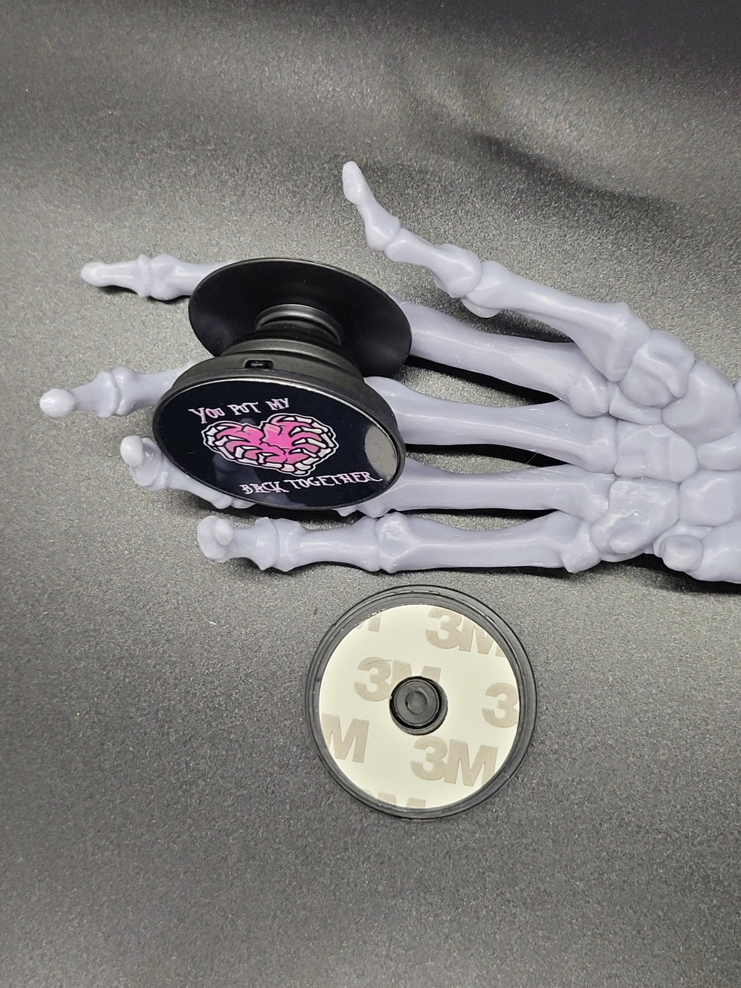 Heart Together Valloween Adhesive Phone Grips