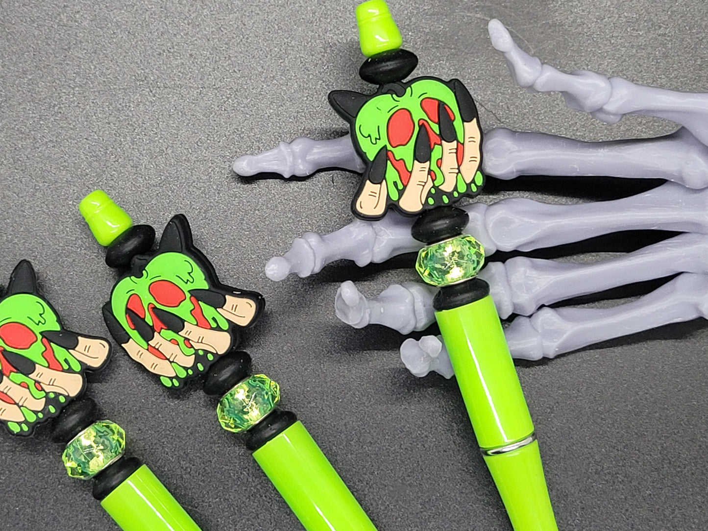 Bad Green Apple Beaded Pen