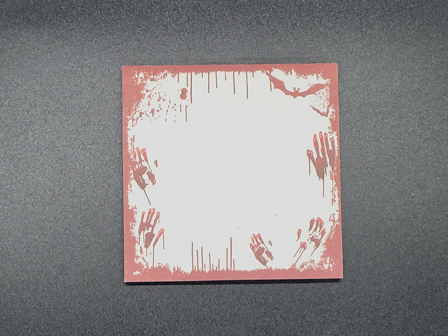 Halloween Spooky Blood Splatter Sticky Notepad