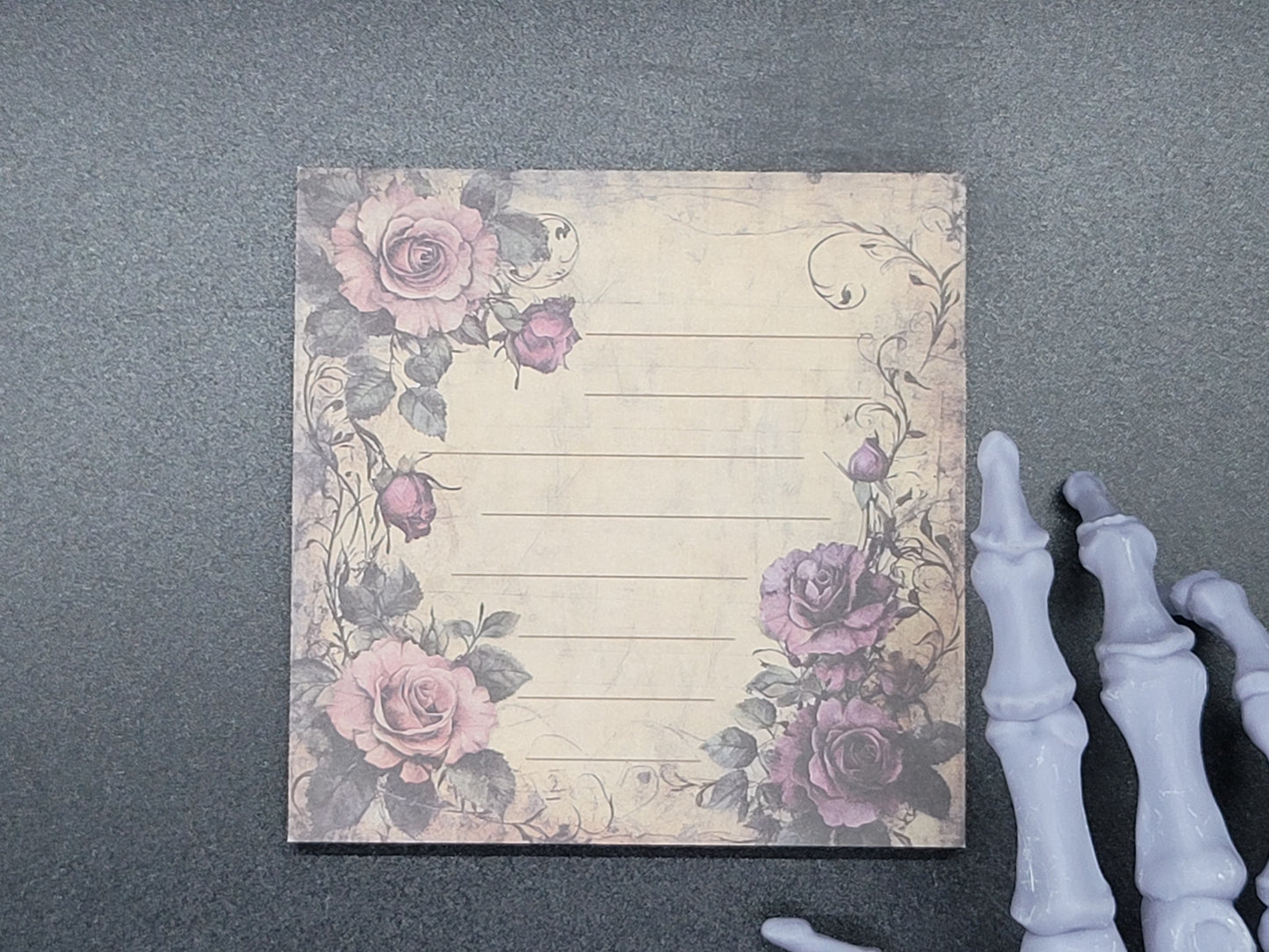 Gothic Romance Sticky Notepad 3x3 50pages