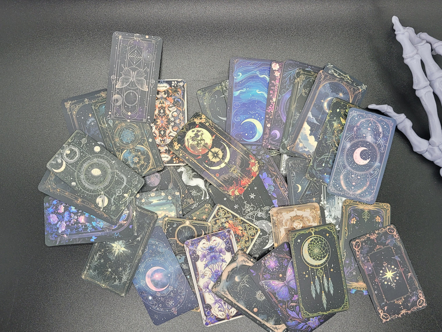 Witches Tarot Vinyl Sticker 10 Pack for Junk Journals Scrapbooks Budget Binders