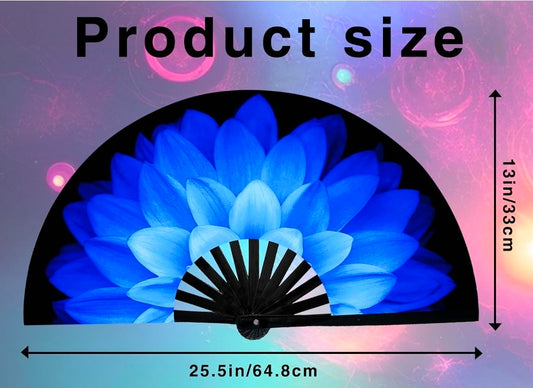 Blue Dahlia 13 inch Clack Fan