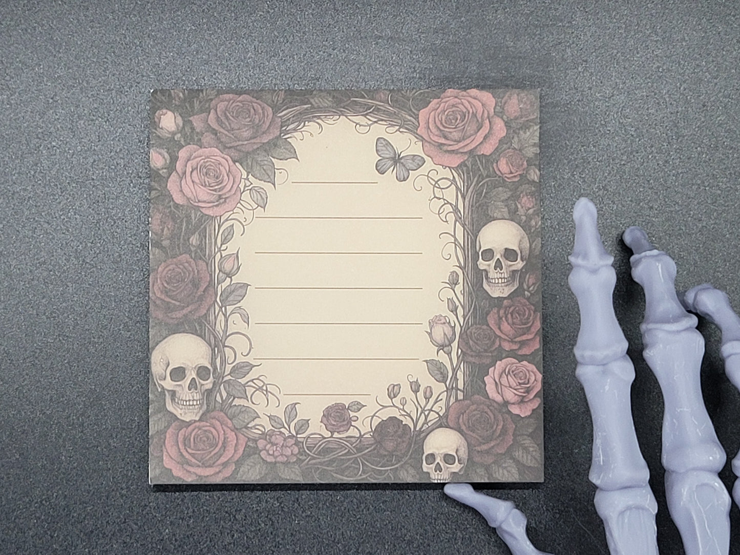 Gothic Romance Sticky Notepad 3x3 50pages