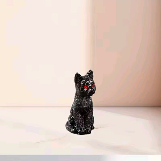 Resin Black Cat Miniature Dead Zen Add On