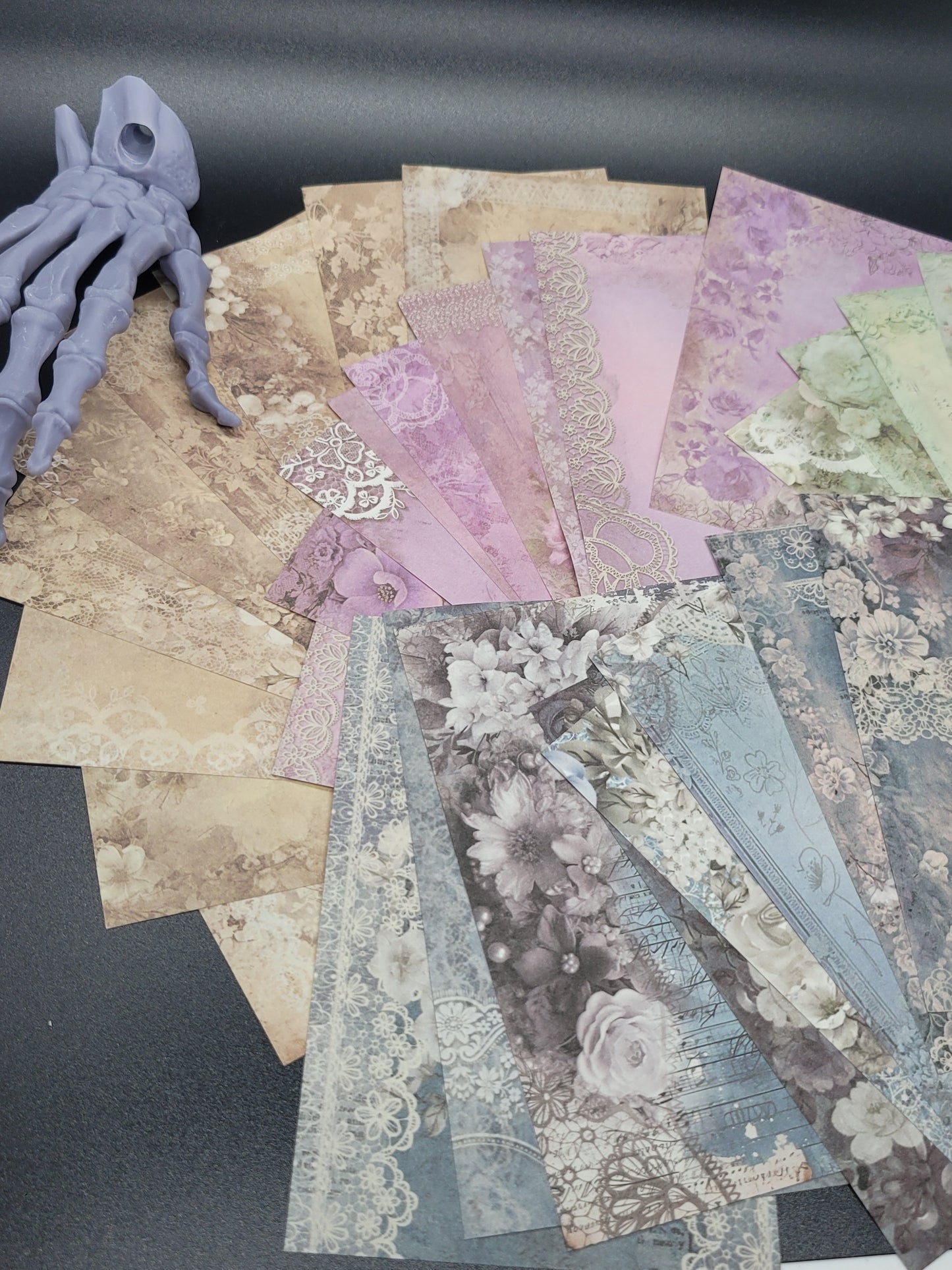 Junk Journal Scrapbook Pages 40 Page Pack