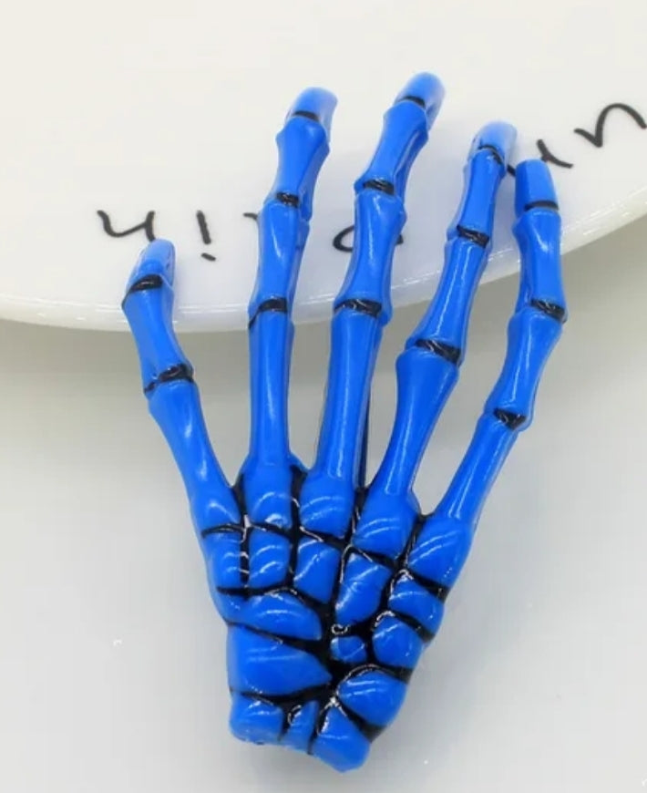Skeleton Hand Hair Clips