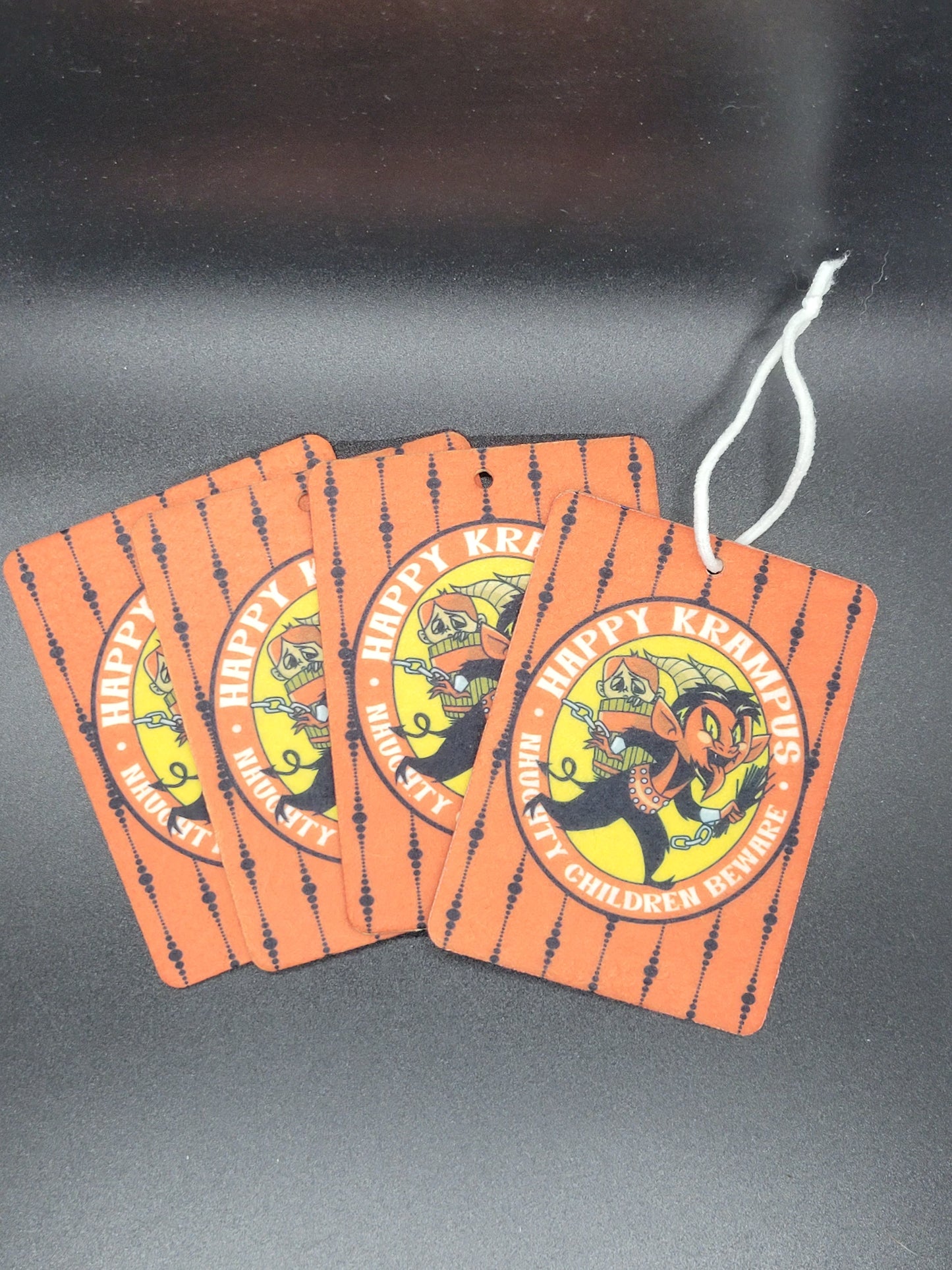Krampus Red Felt Air Freshener