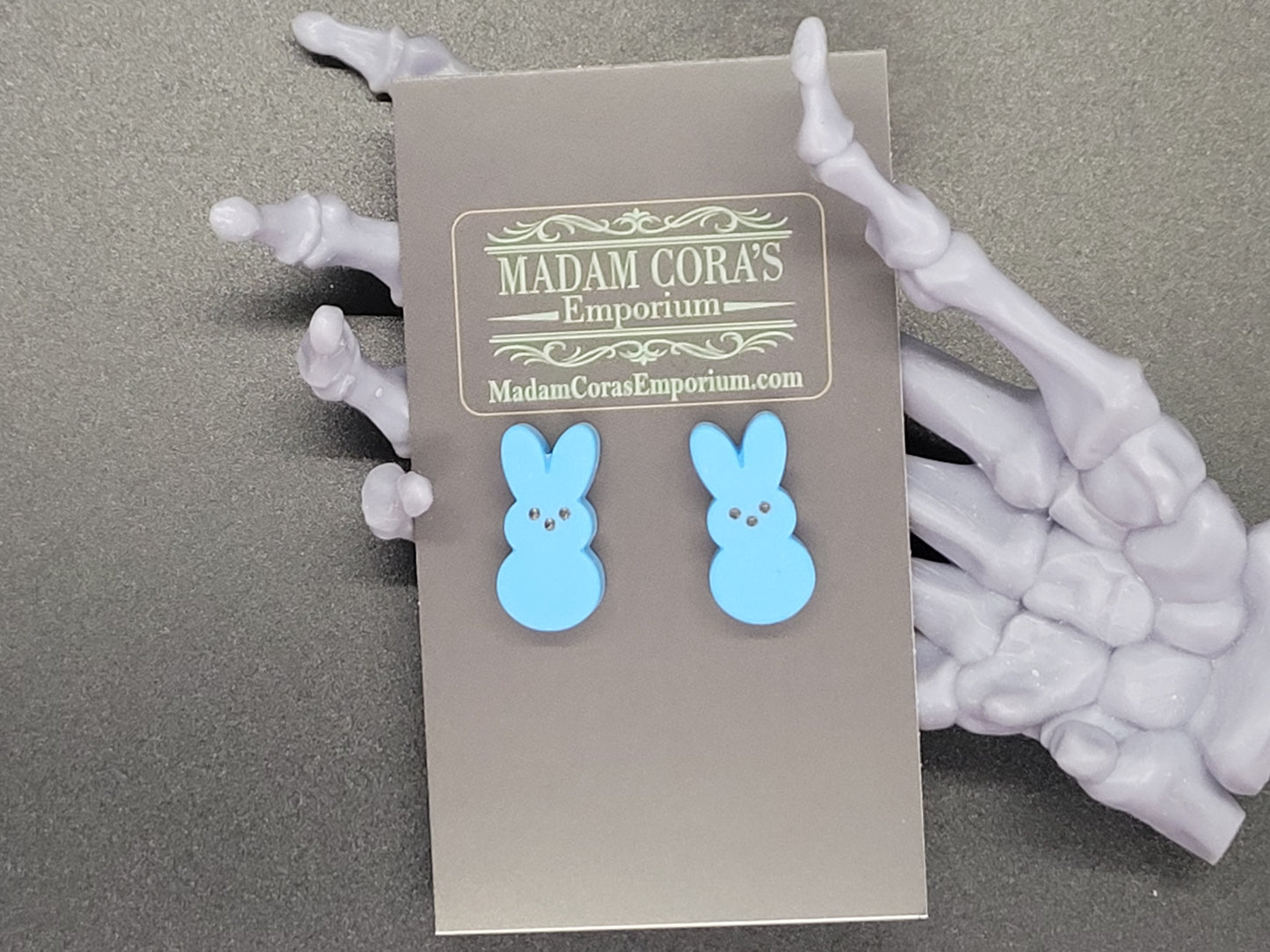 Peep Bunny Post Earrings