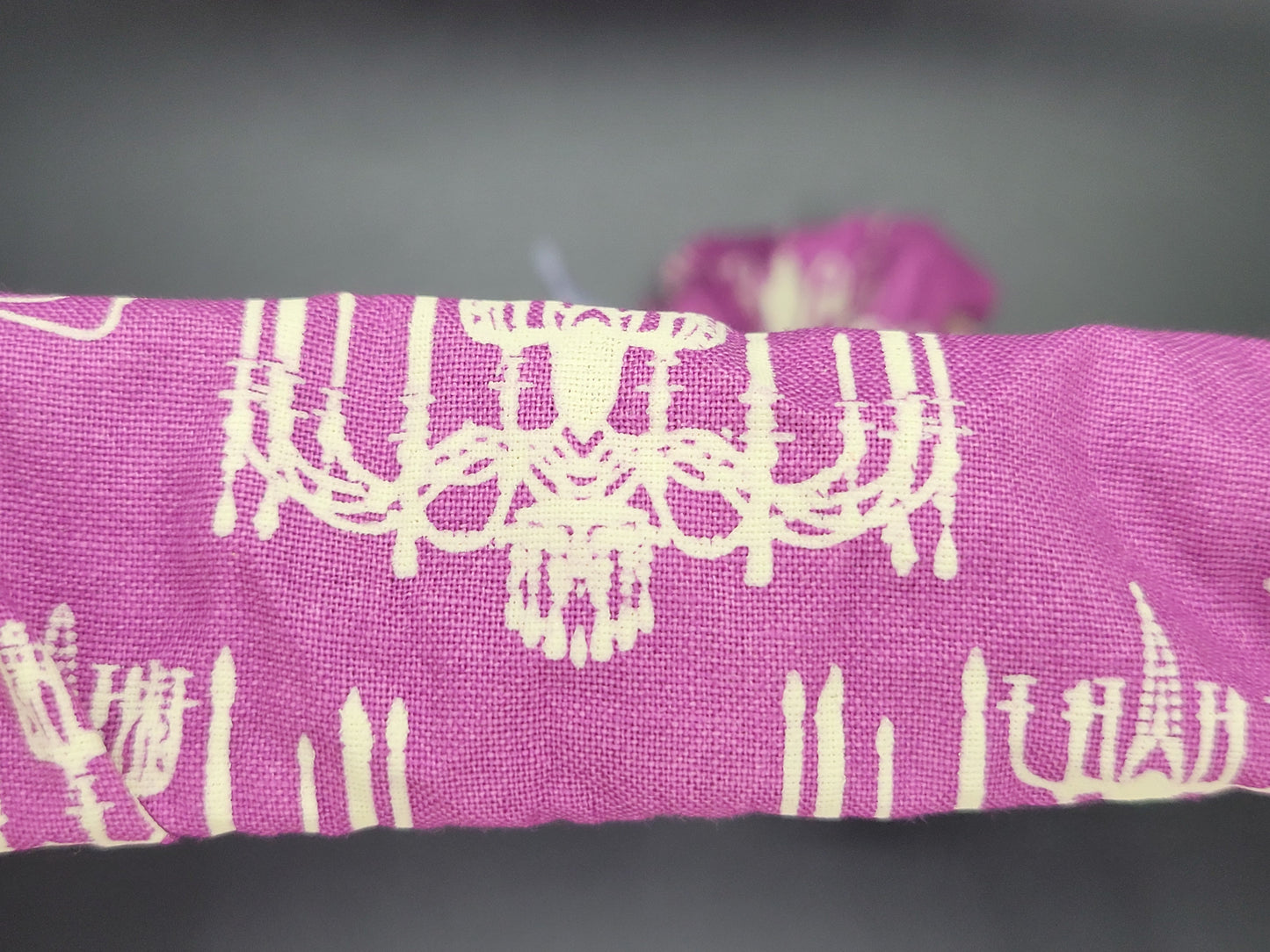 Paris Chandelier Cotton and Elastic Hair Tie Scrunchie
