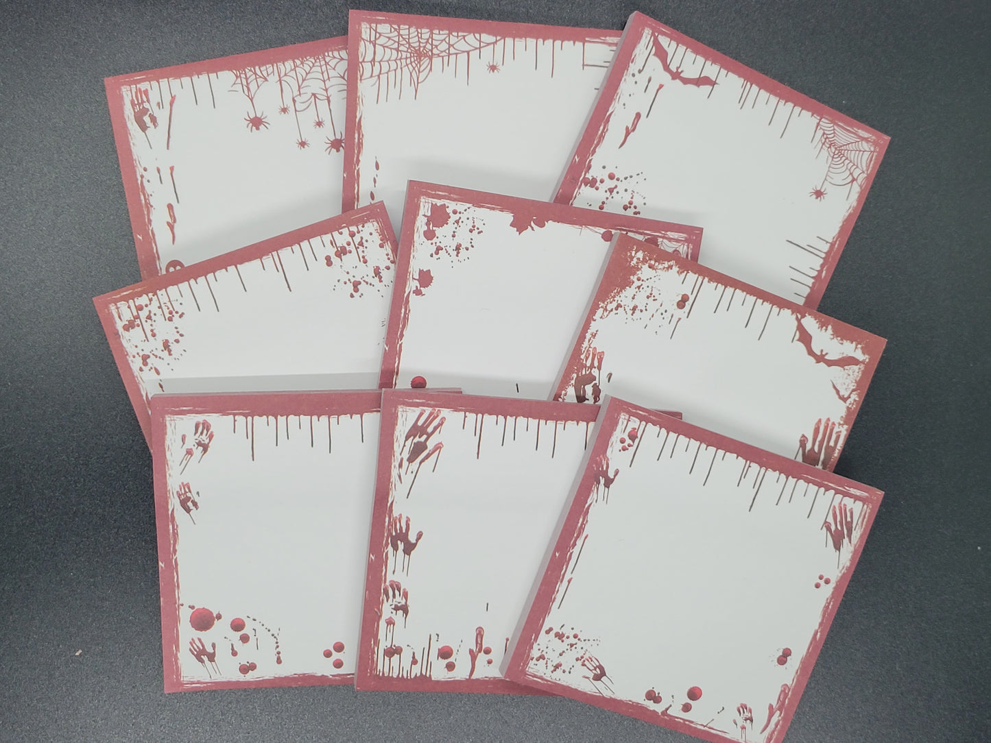 Halloween Spooky Blood Splatter Sticky Notepad