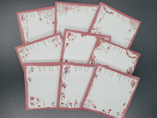 Halloween Spooky Blood Splatter Sticky Notepad