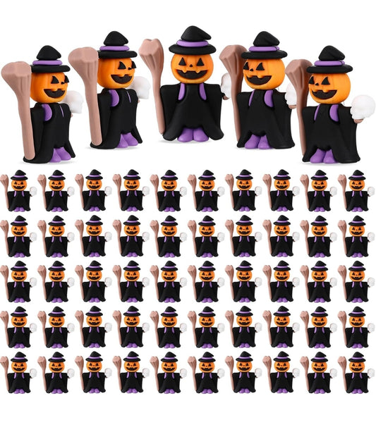 Pumpkin Witch Miniature Dead Zen Adds On Soft Rubber RPG