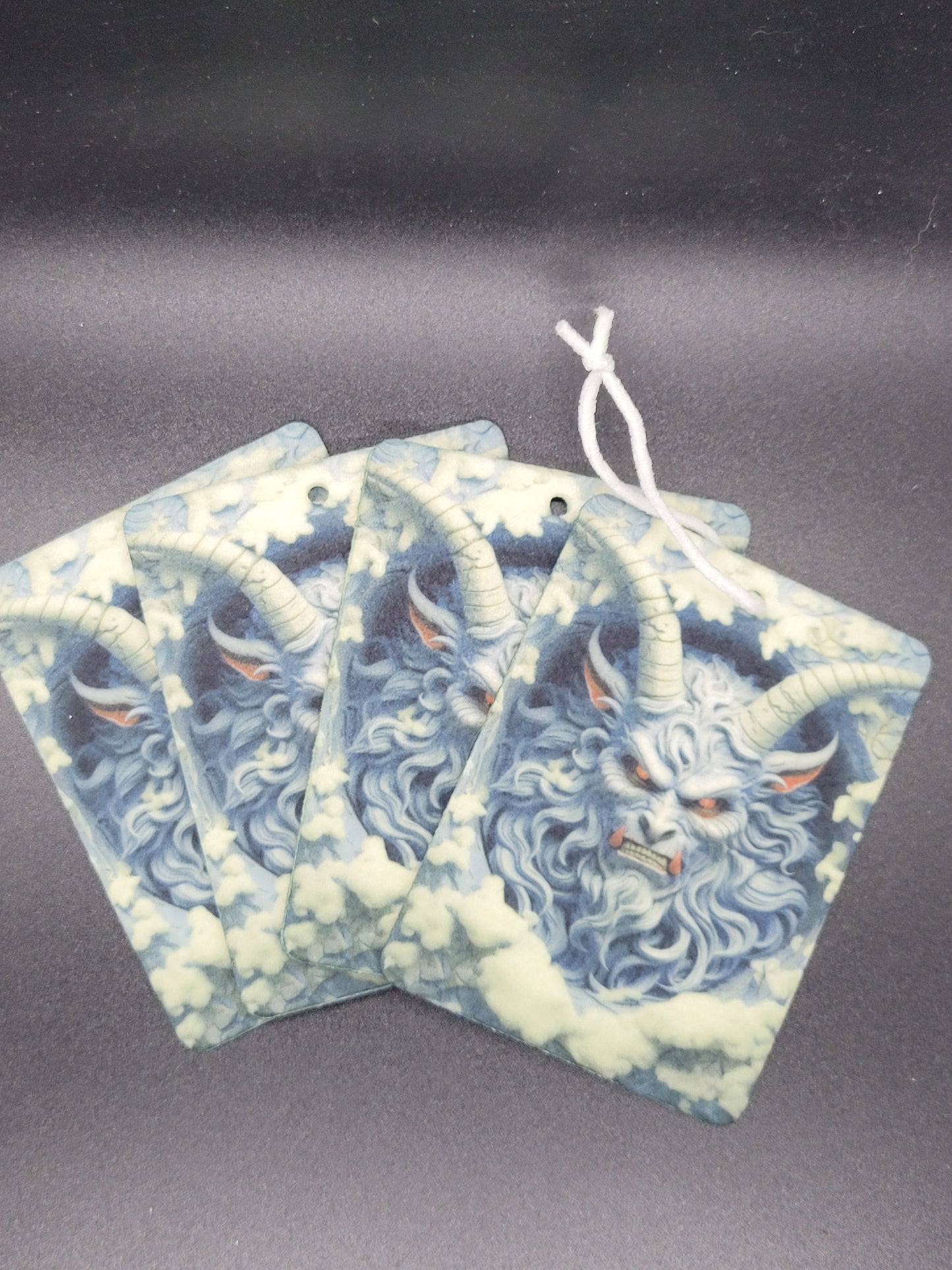 Ice Krampus Felt Air Freshener