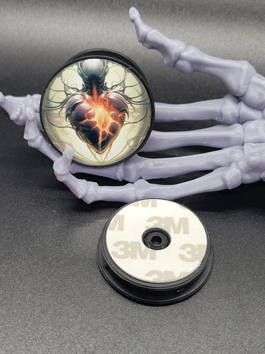 Scifi Heart Adhesive Phone Grips