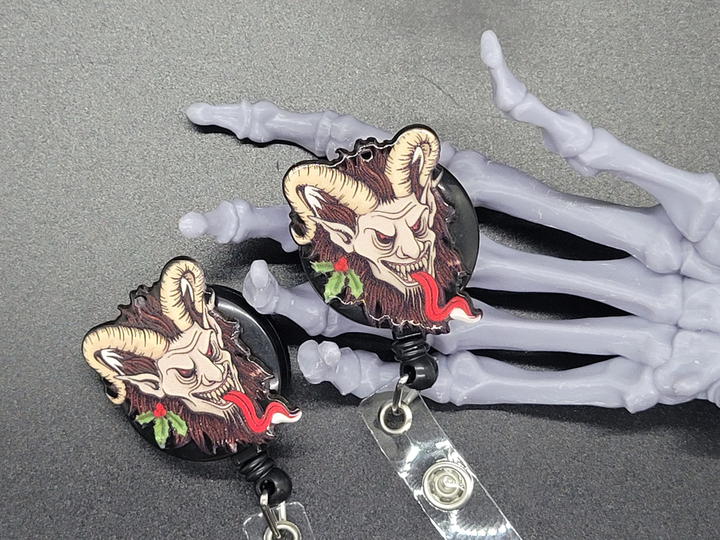 Krampus Collection Badge Reel ID Holders