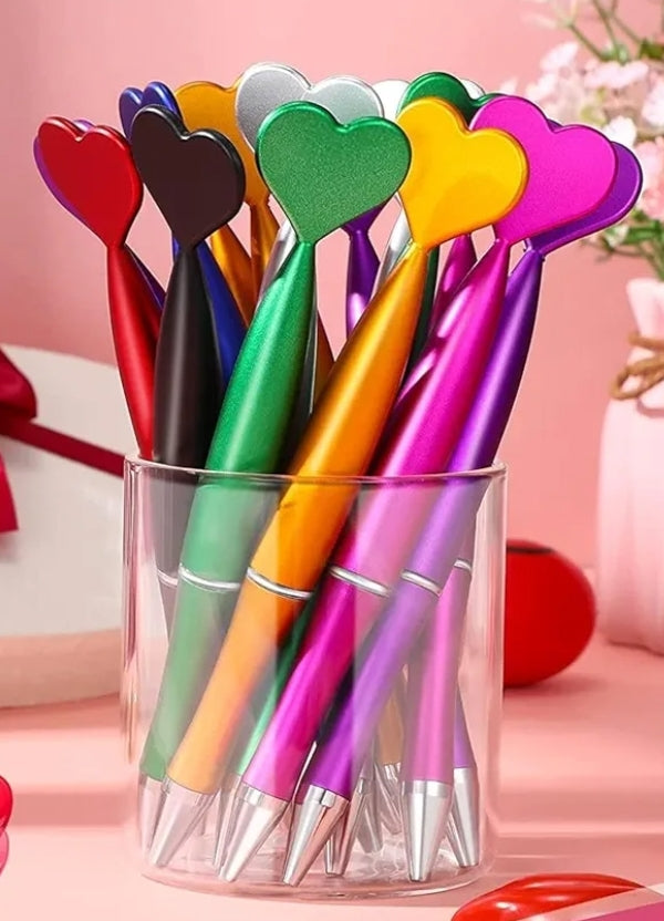 Heart Topper Ballpoint Pen