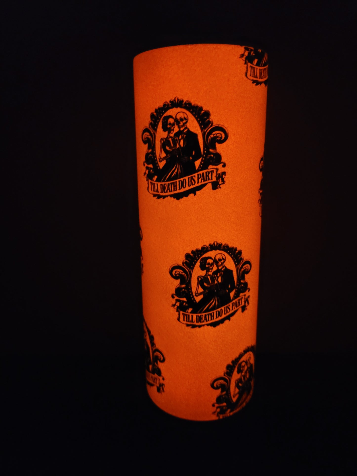 Till Death 20 oz Sublimated Tumbler for Hot or Cold Drinks