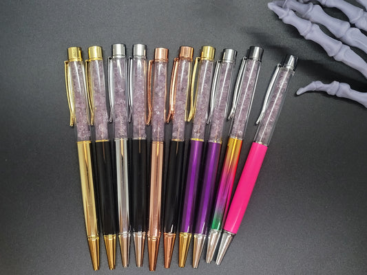 The Original Uranium Glass Filled Pen Purple Glass