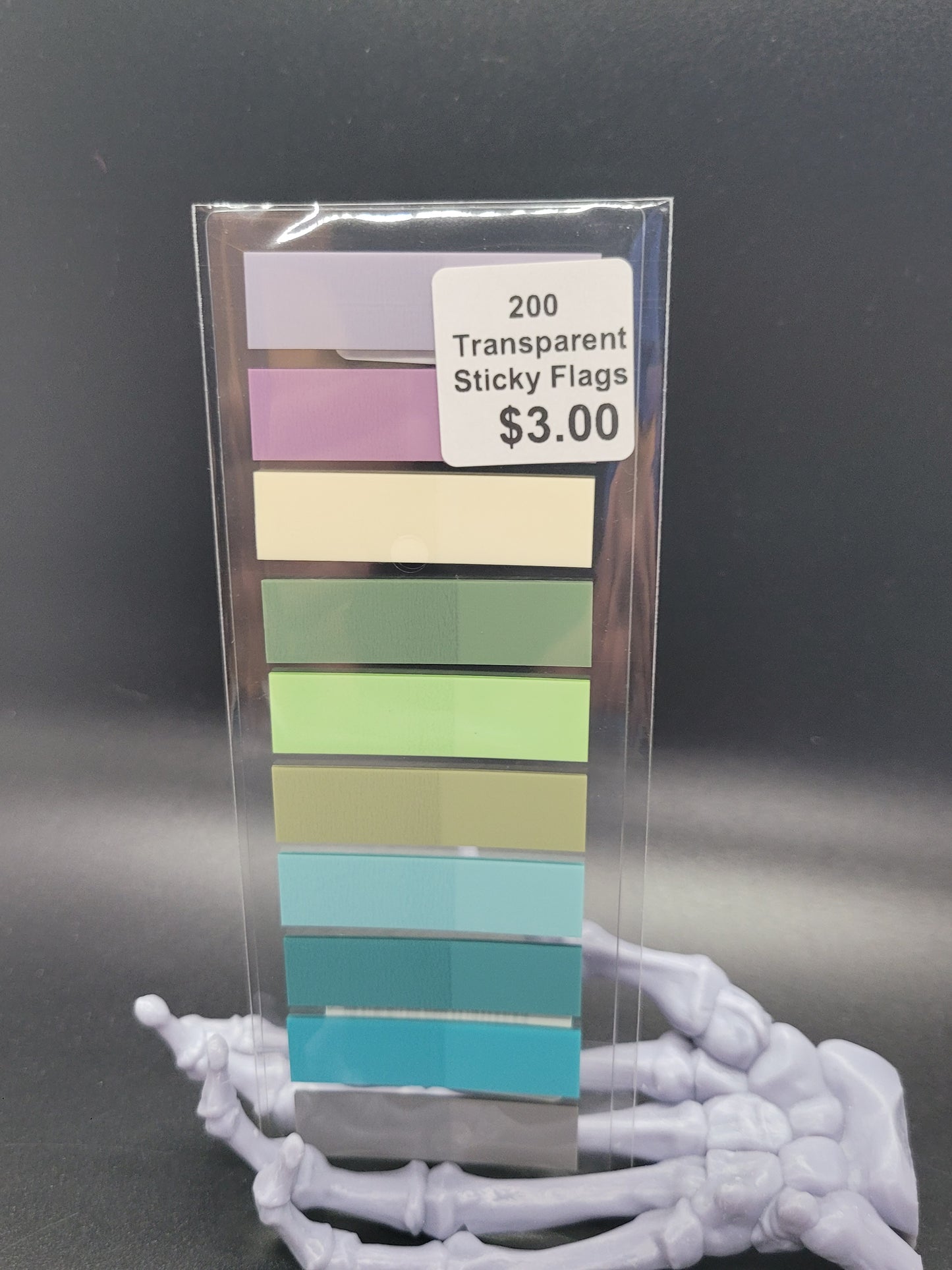 200 Transparent Sticky Flag Strip