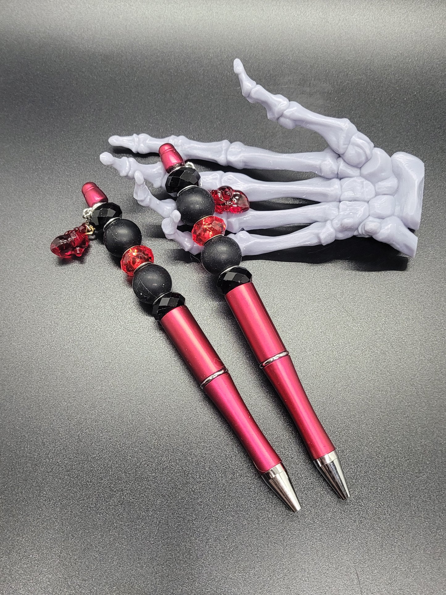 Bleeding Heart Beaded Pen with Refill
