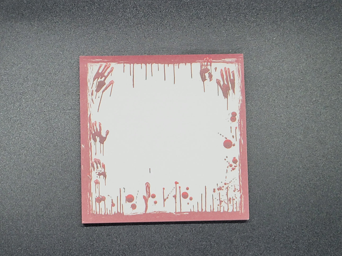 Halloween Spooky Blood Splatter Sticky Notepad