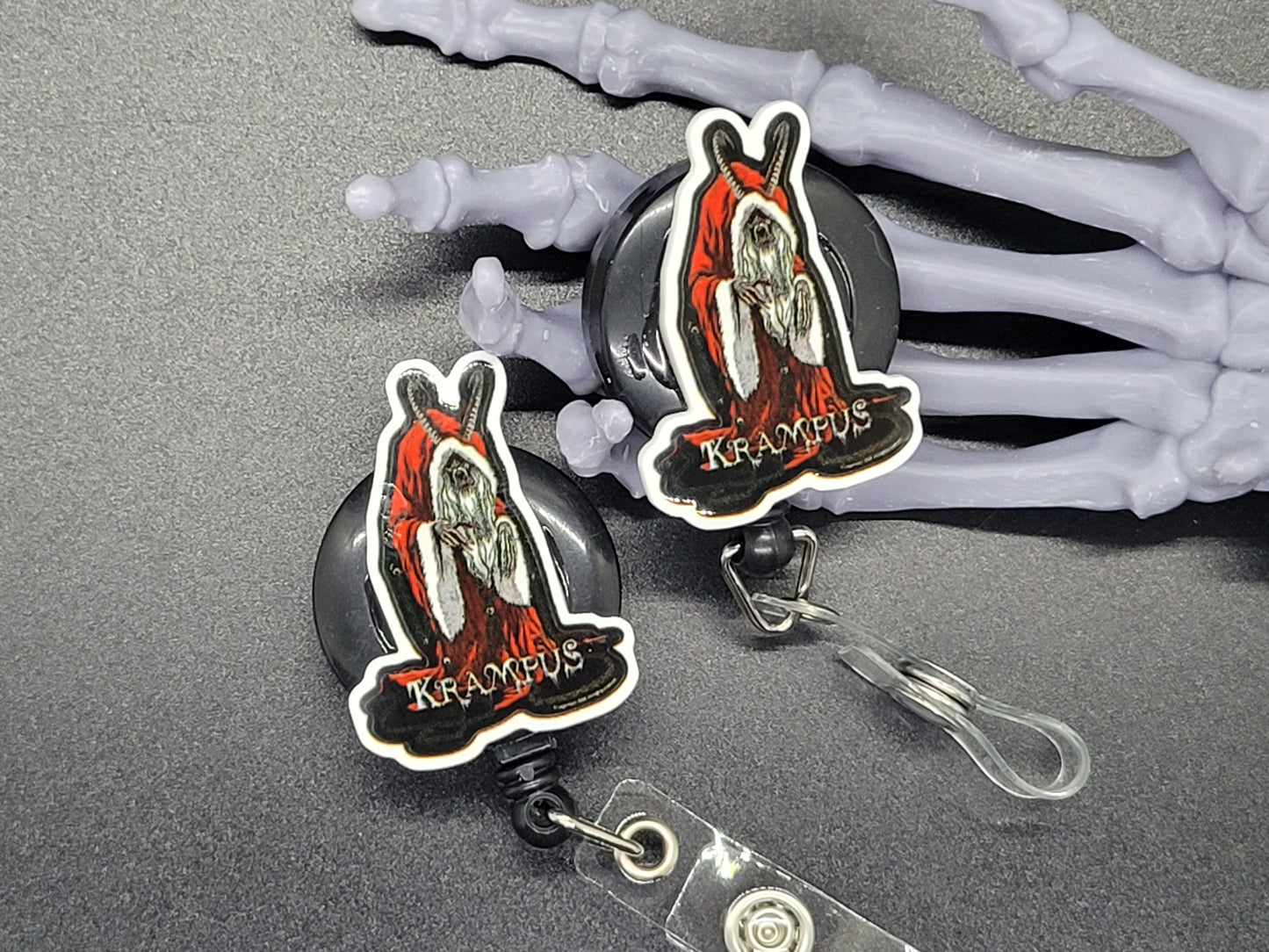 Krampus Collection Badge Reel ID Holders