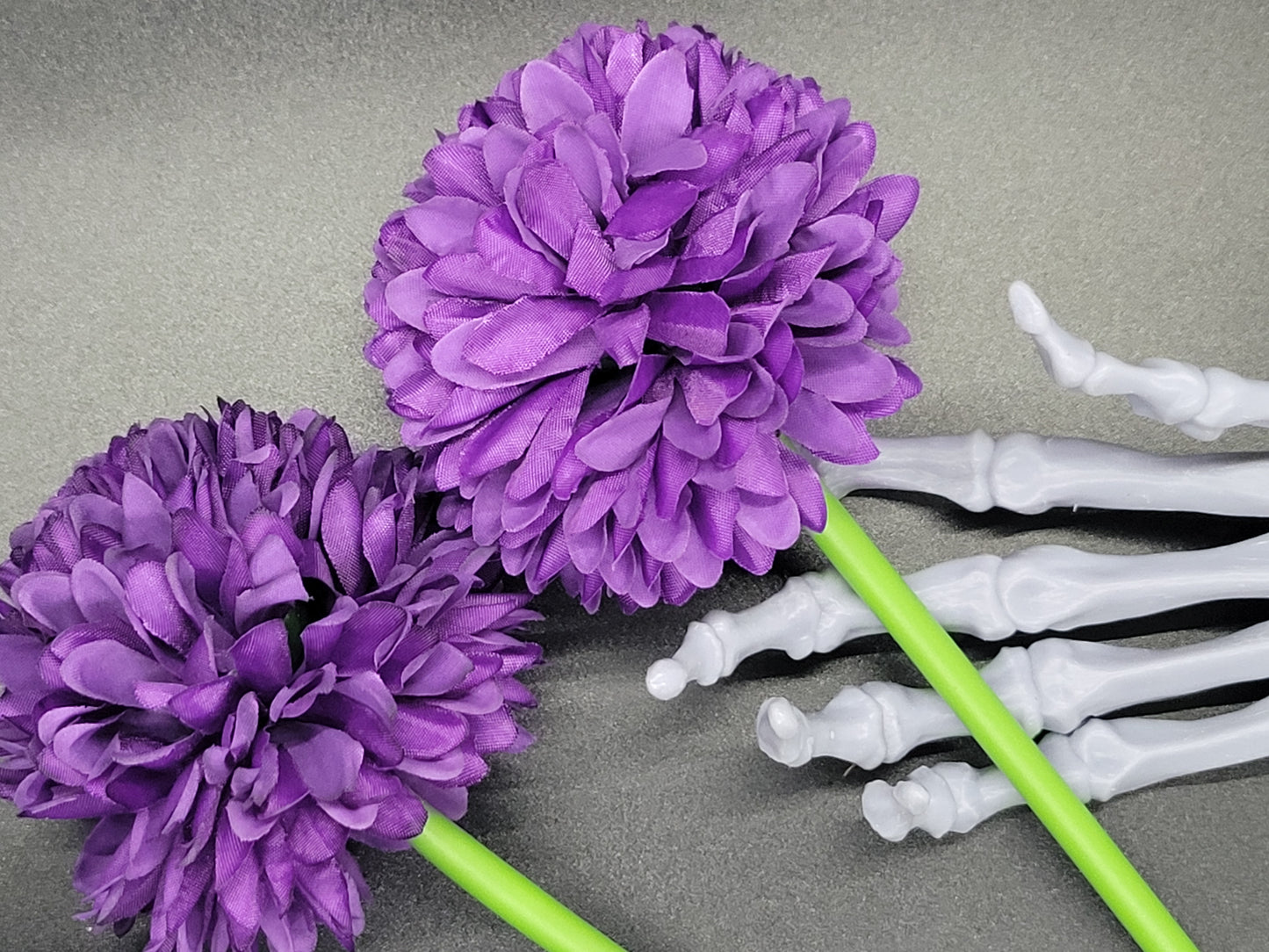 Purple Dahlia Chrysanthemum Flower Ink Pen Writting Wedding