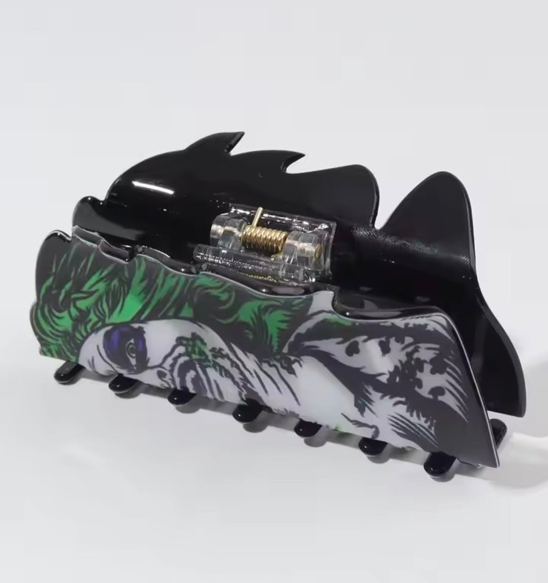 Halloween Horror Characters Acrylic Hair Claw Clip