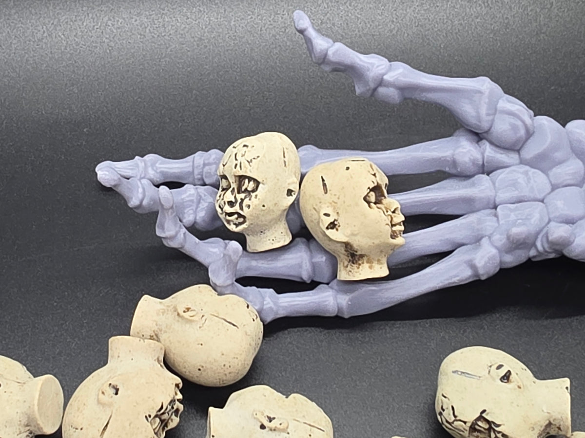 Resin Doll Heads Miniature Dead Zen Add On
