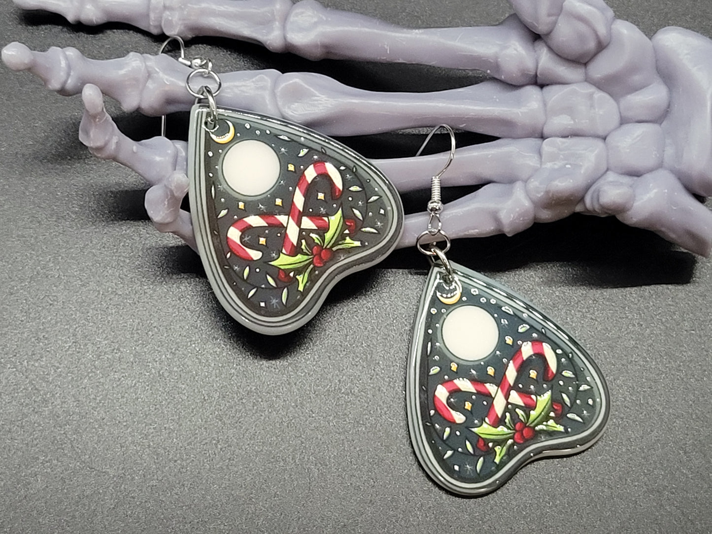 Christmas Planchette Acrylic Earrings