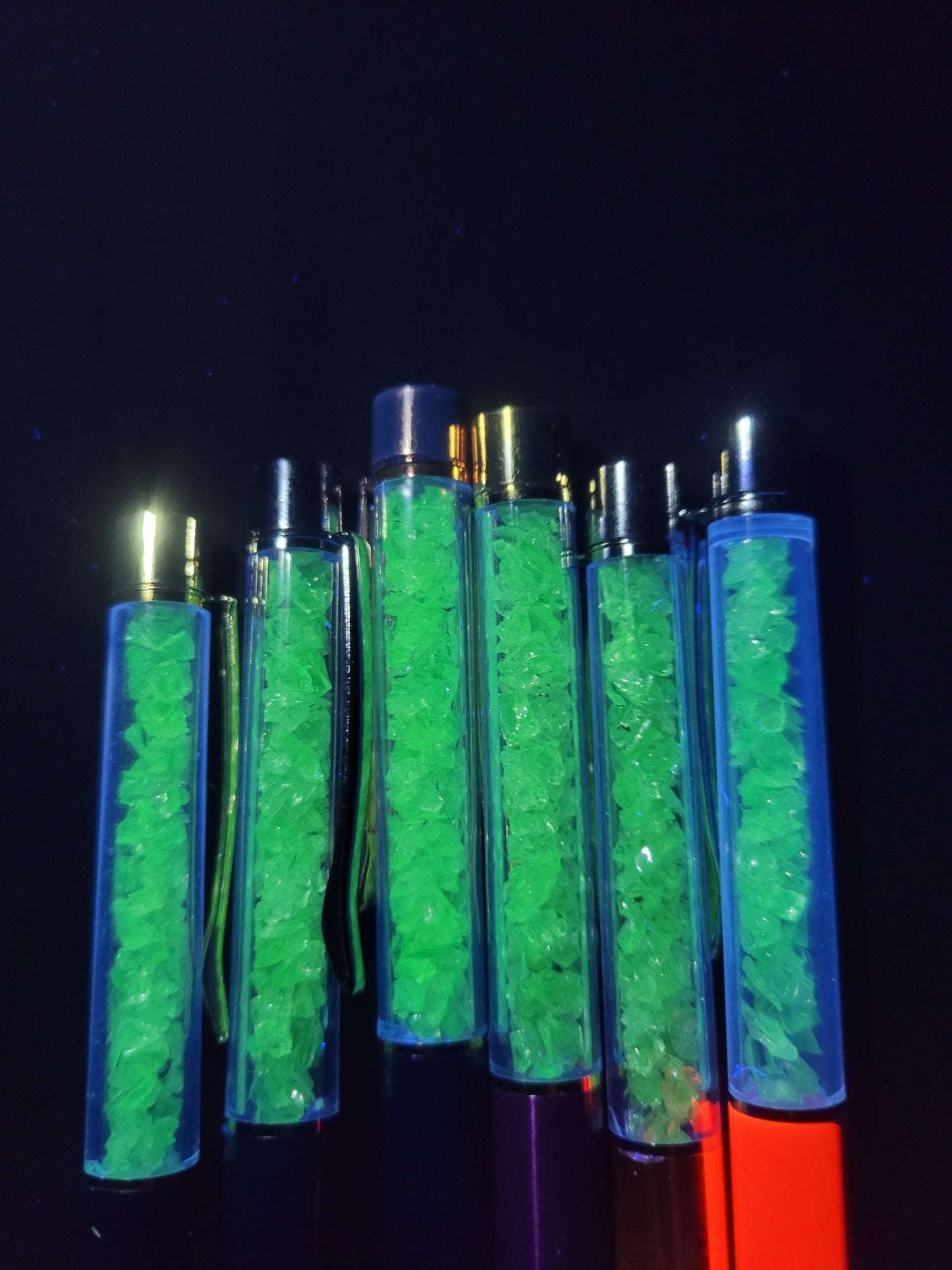 The Original Uranium Glass Filled Pen Purple Glass