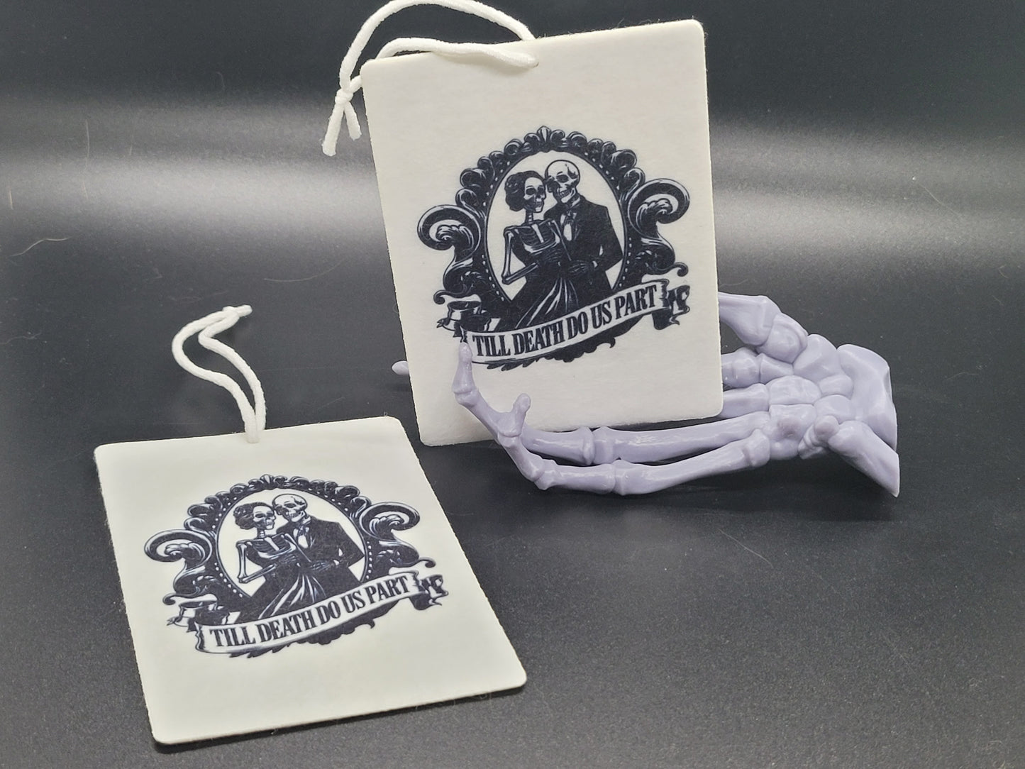Till Death Felt Air Freshener Valloween