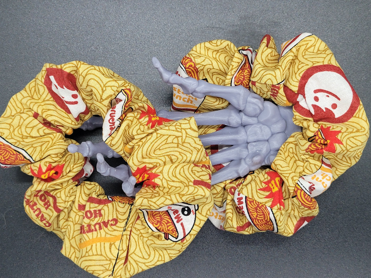 Ramen Cotton and Elastic Hair Tie Scrunchie