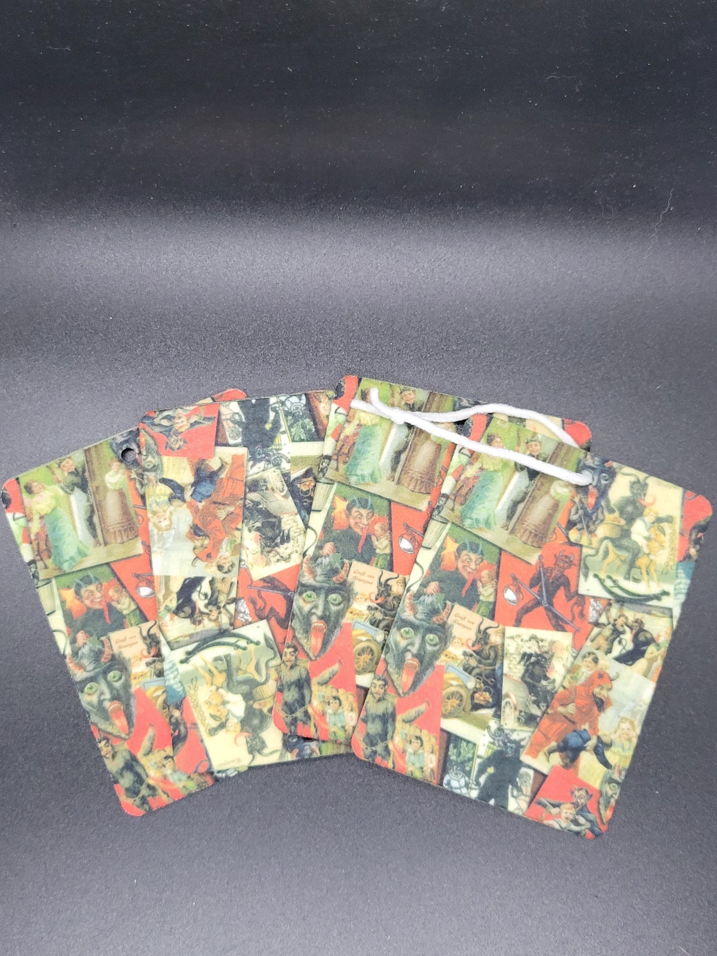 Vintage Krampus Felt Air Freshener