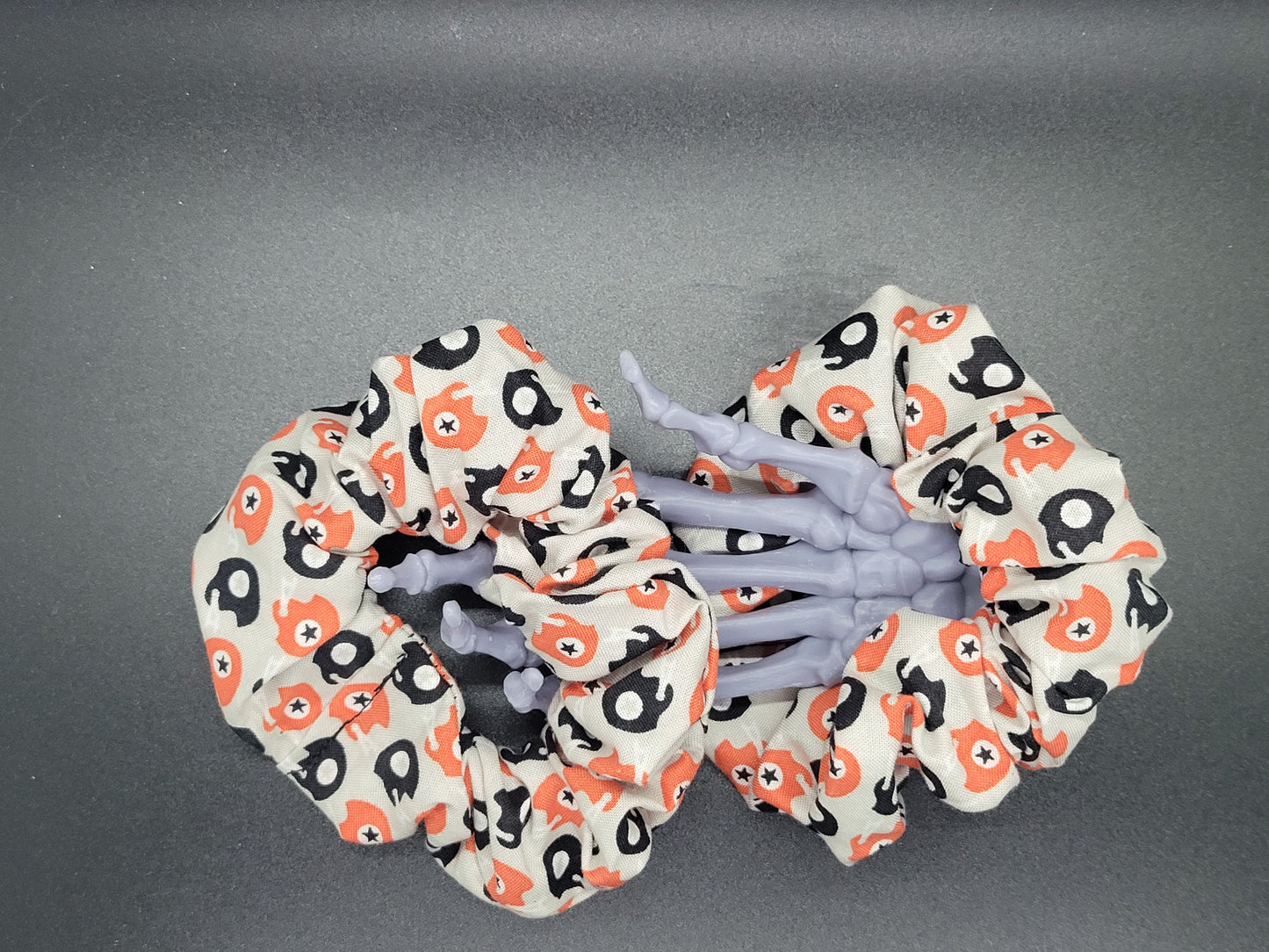 Football Helmets Cotton and Elastic Hair Tie Scrunchie