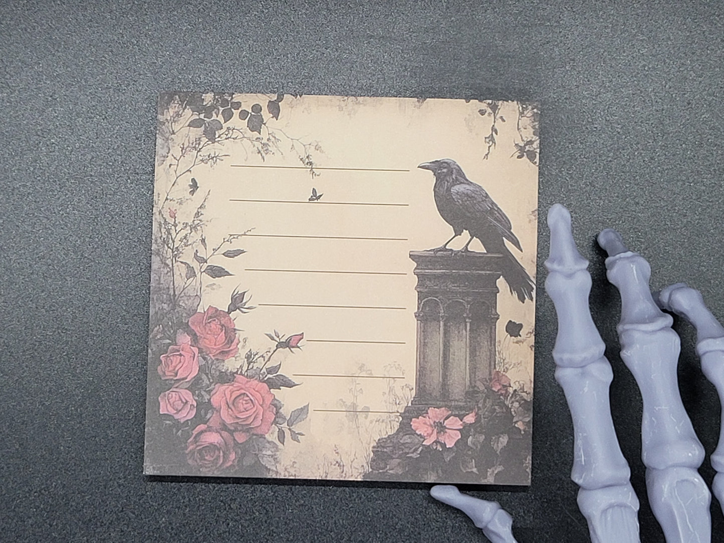 Gothic Romance Sticky Notepad 3x3 50pages