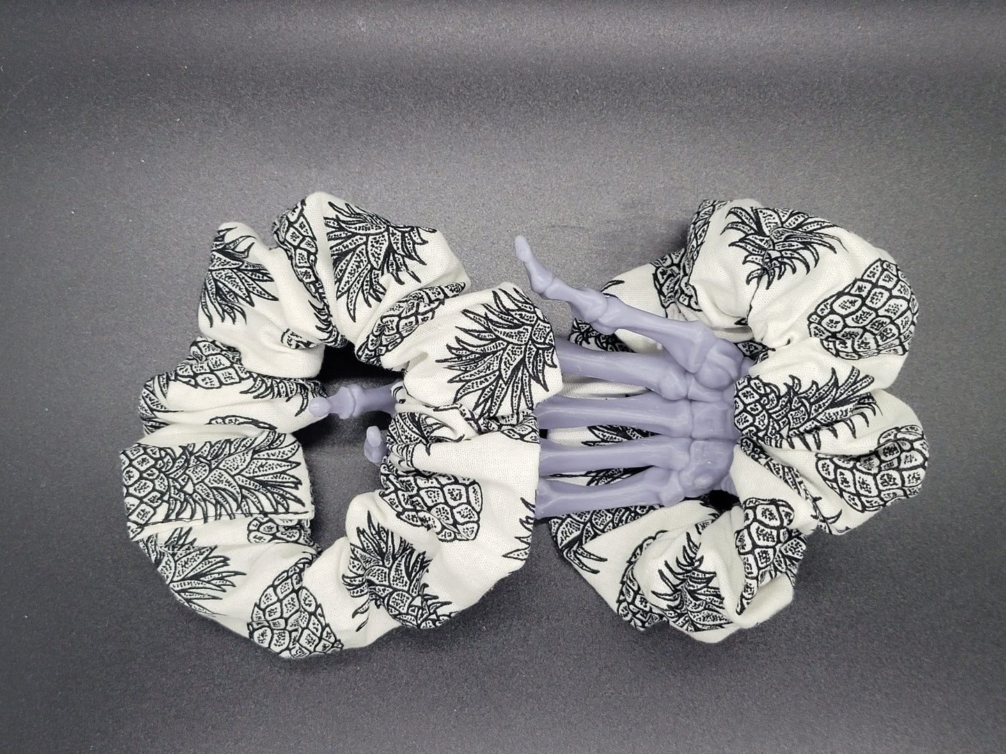 Pineapple Cotton and Elastic Hair Tie Scrunchie