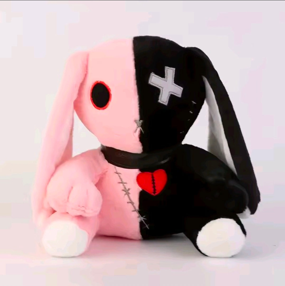 Plush Stuffed Evil Bunny Halloween Cute Animal