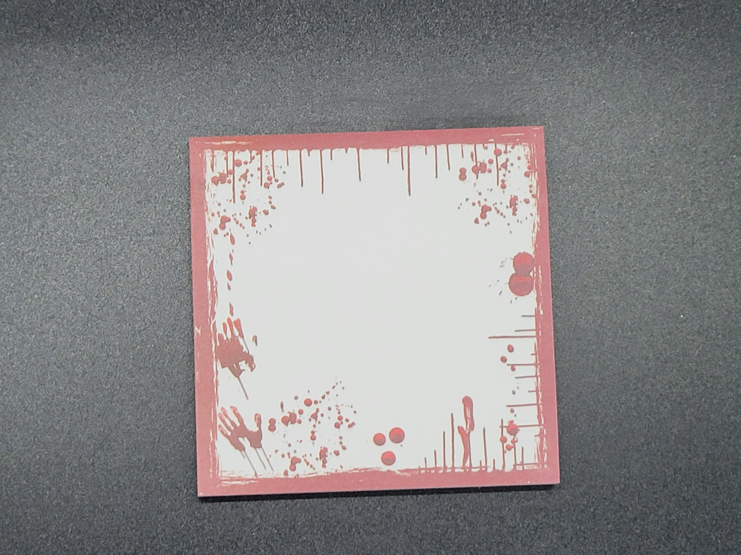 Halloween Spooky Blood Splatter Sticky Notepad