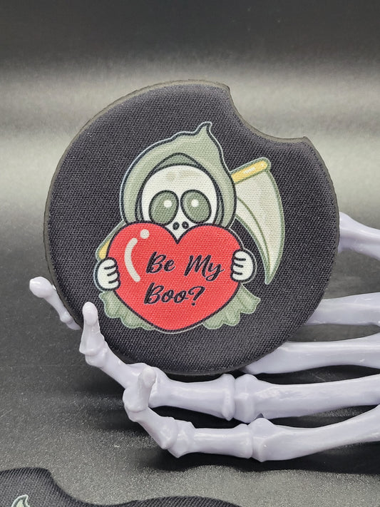 My Boo Valloween Neoprene Car Coaster Set of 2